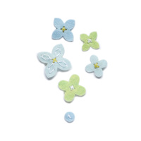 Memory Box Die Plush Flower Buttons 99412 