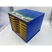 Pre-Painted Scrapbooking 12x12 Paper Storage Rack Unit
