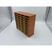 Pre-Painted Stamp Pad Storage Rack Unit Holds 40 Ink Pads