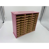 Pre-Painted Large Stamp Pad Storage Rack Unit Holds 30 Stampin' Up Ink Pads