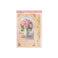 Hunkydory Crafts Floral Arrangements Deco-Large Set - Peony Promise