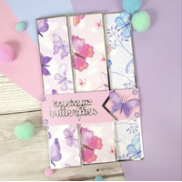 Hunkydory Crafts Adorable Scorable A4 Pattern Pack - Beautiful Butterflies