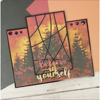 Hunkydory Crafts Adorable Scorable A4 Pattern Pack - Sensational Sunsets