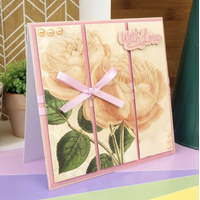 Hunkydory Crafts Adorable Scorable A4 Pattern Pack - Vintage Roses