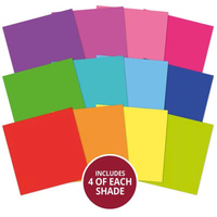 Hunkydory Crafts Colour Block Paper Pad - Brights - Matt