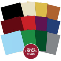 Hunkydory Crafts Colour Block Paper Pad - Classic Christmas - Matt
