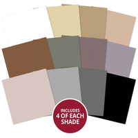 Hunkydory Crafts Colour Block Paper Pad - Neutrals - Matt