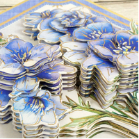 Hunkydory Crafts In Full Bloom Deco-Large Set - Delicate Delphinium