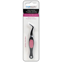 Craft Medley Precision Tweezers Soft Grip Handle