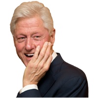 Joy Riders Car Window Cling Bill Clinton