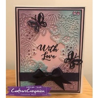 Crafter's Companion Cut and Emboss Folder 4.25 x 5.5 Botanical Garden