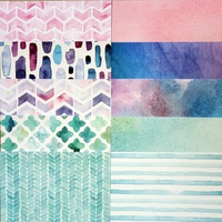 Craft Consortium Double-Sided Paper Pad 12X12 30/Pkg Watercolours