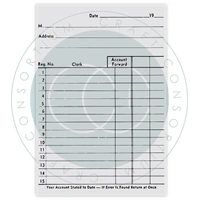 Craft Consortium Old Ledger A6 Clear Stamp Set