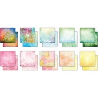 Craft Consortium Double-Sided Paper Pad 12X12 30/Pkg Grunge-Light Tones