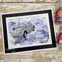 Creative Expressions Clear Stamp - 6in x 8in - Classic Cars - CEC1088