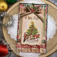 Creative Expressions A Vintage Christmas by Taylor Made Journals - 6in x 8in Clear Stamp - CEC1104