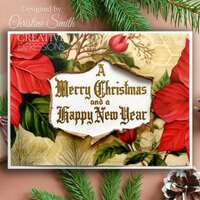 Creative Expressions Seasons Greetings by Taylor Made Journals - 6in x 8in Clear Stamp - CEC1105