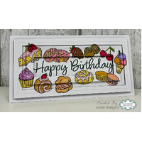 Birthday Treats DL Clear Stamp By Creative Expressions