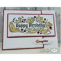 Birthday Cats DL Clear Stamp By Creative Expressions