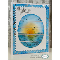 A Day At The Beach A5 Clear Stamp Set By Sue Wilson