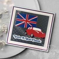 Creative Expressions Sue Wilson Classic Cars Craft Die CED23074
