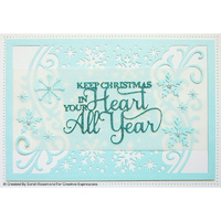 Sue Wilson Dies Festive Collection Snowflakes and Swirls CED3201