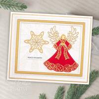 Sue Wilson Dies Festive Christmas Angel 2023 CED3258