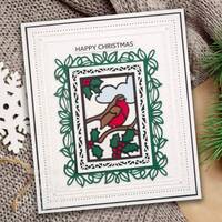 Sue Wilson Dies Festive Stained Glass Christmas Songbird CED3262