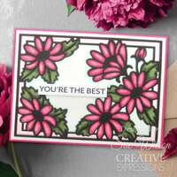 Creative Expressions Sue Wilson Frames and Tags Wild Daisy Cover Plate CED44791