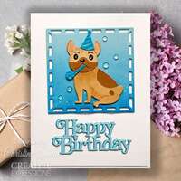Sue Wilson Stained Glass Squares Craft Die - CED5551