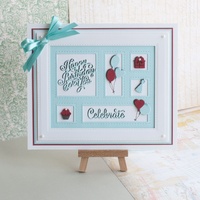 Sue Wilson Dies Shadow Boxes Collection Birthday CED9301 