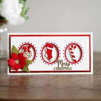 Sue Wilson Dies Mini Expressions Merry Christmas CEDME088