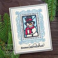 Creative Expressions Sue Wilson Festive Snowflake Wishes CEDME138