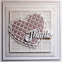 Sue Wilson Noble Expressions Collection Die Thanks CEDNE002