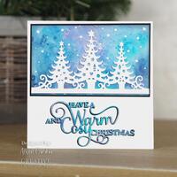 Paper Cuts Collection Die Double Edger Christmas Tree-O CEDPC1181