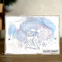 Paper Cuts Collection Die Double Edger Snow Owls CEDPC1184