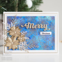 Sue Wilson Die & Stamp Set Festive Collection Merry CEDSD023
