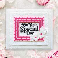 Sue Wilson Shadowed Sentiments Collection On Your Special Day CEDSS026