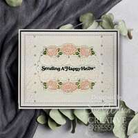 Sue Wilson Mini Shadowed Sentiments Sending a Happy Hello - CEDSS044