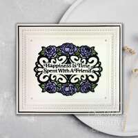 Sue Wilson Mini Shadowed Sentiments Happiness Is Time Spent With A Friend - CEDSS045