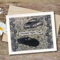 Sue Wilson Mini Shadowed Sentiments World’s Best Dad - CEDSS046