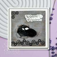 Sue Wilson Mini Shadowed Sentiments All Geared Up To Celebrate - CEDSS048