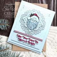 Sue Wilson Festive Shadowed Sentiments - May Your Day Be Merry & Bright - CEDSS055