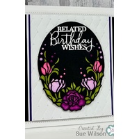 Elegant Florals Craft Die By Sue Wilson