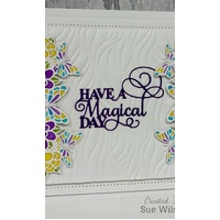 Butterfly Floral Craft Die By Sue Wilson