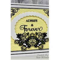 Rose Cluster Craft Die By Sue Wilson