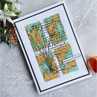 Creative Expressions Rustic Grass 4 x 6 in Pre Cut Rubber Stamp CER052