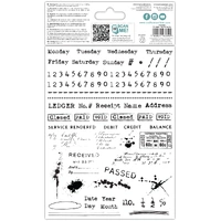 Craft Consortium Rub-On Transfers Old Ledger