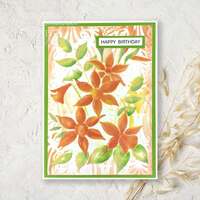 Creative Expressions Daffodil Dreams Companion Colouring Stencil 6 in x 8 in 2pk - CEST153