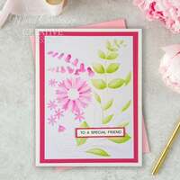 Creative Expressions Sunshine Serenade Companion Colouring Stencil 6 in x 8 in 2pk - CEST155